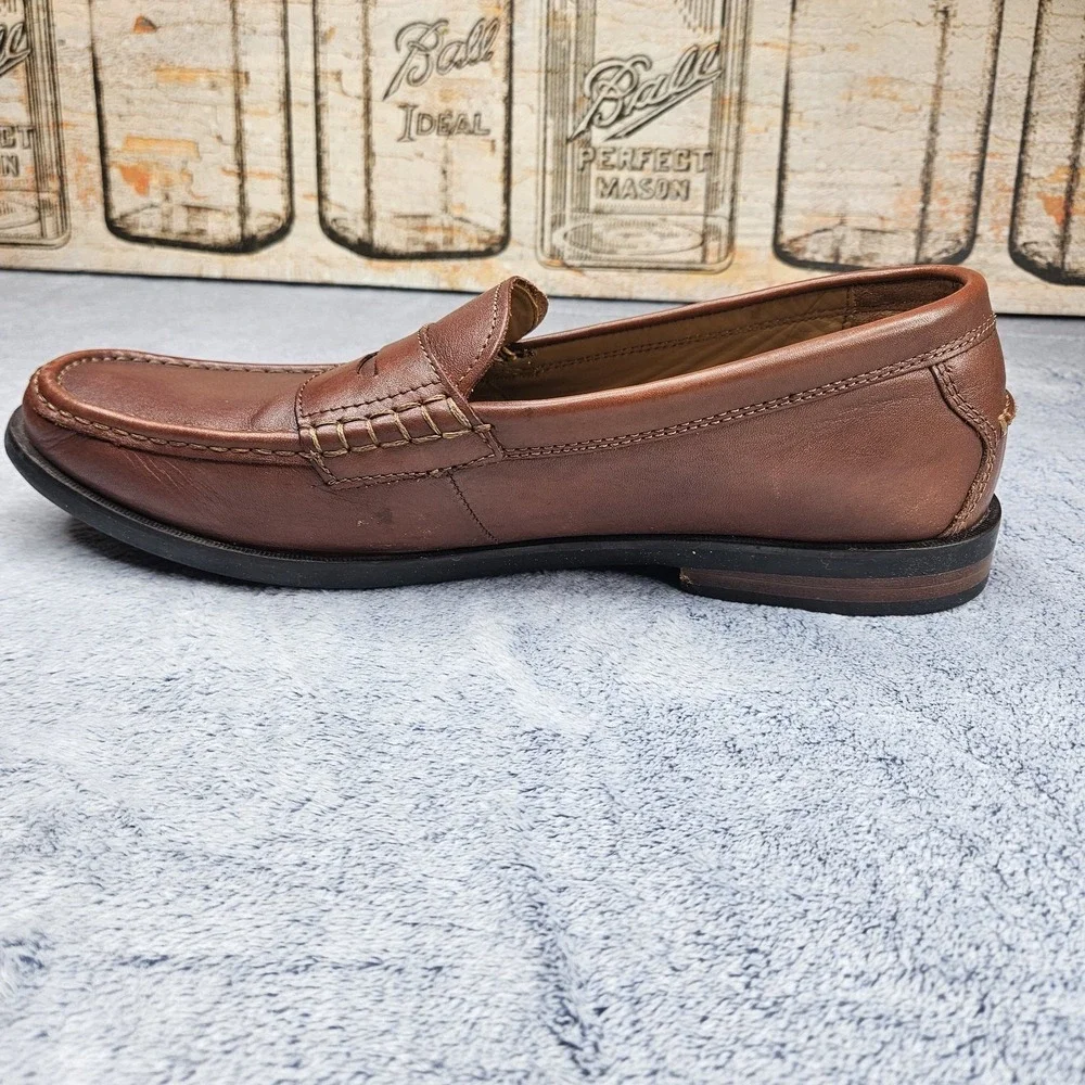 Cole Haan Pinch Grand OS Penny Loafers Mens 11 Hand Sewn Slip On Shoes Leather